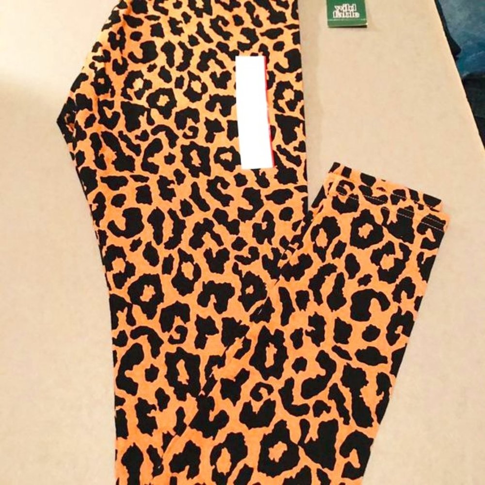 Cheetah Print High-Rise Leggings